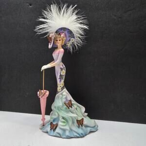 Lena Liu A Flirtatious Glance Hamilton Collection Butterfly Figurine 2012